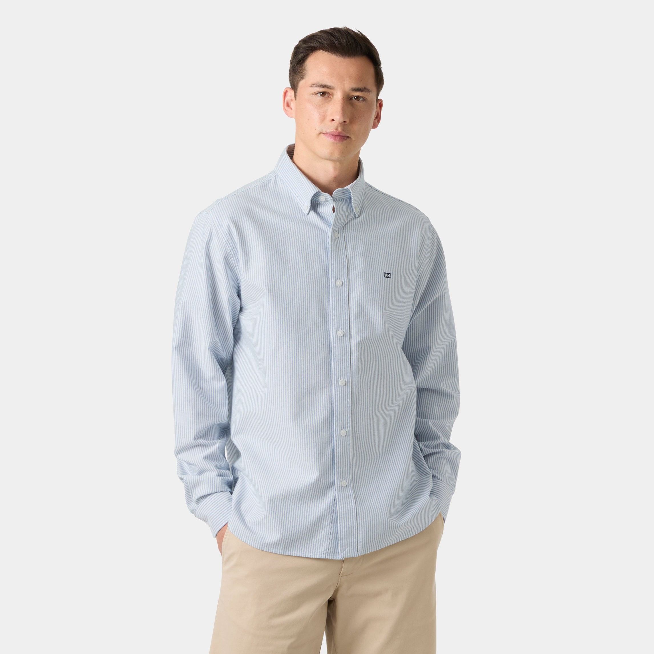 Men's Shore Long Sleeve Shirt - 627 BRIGHT BLUE
