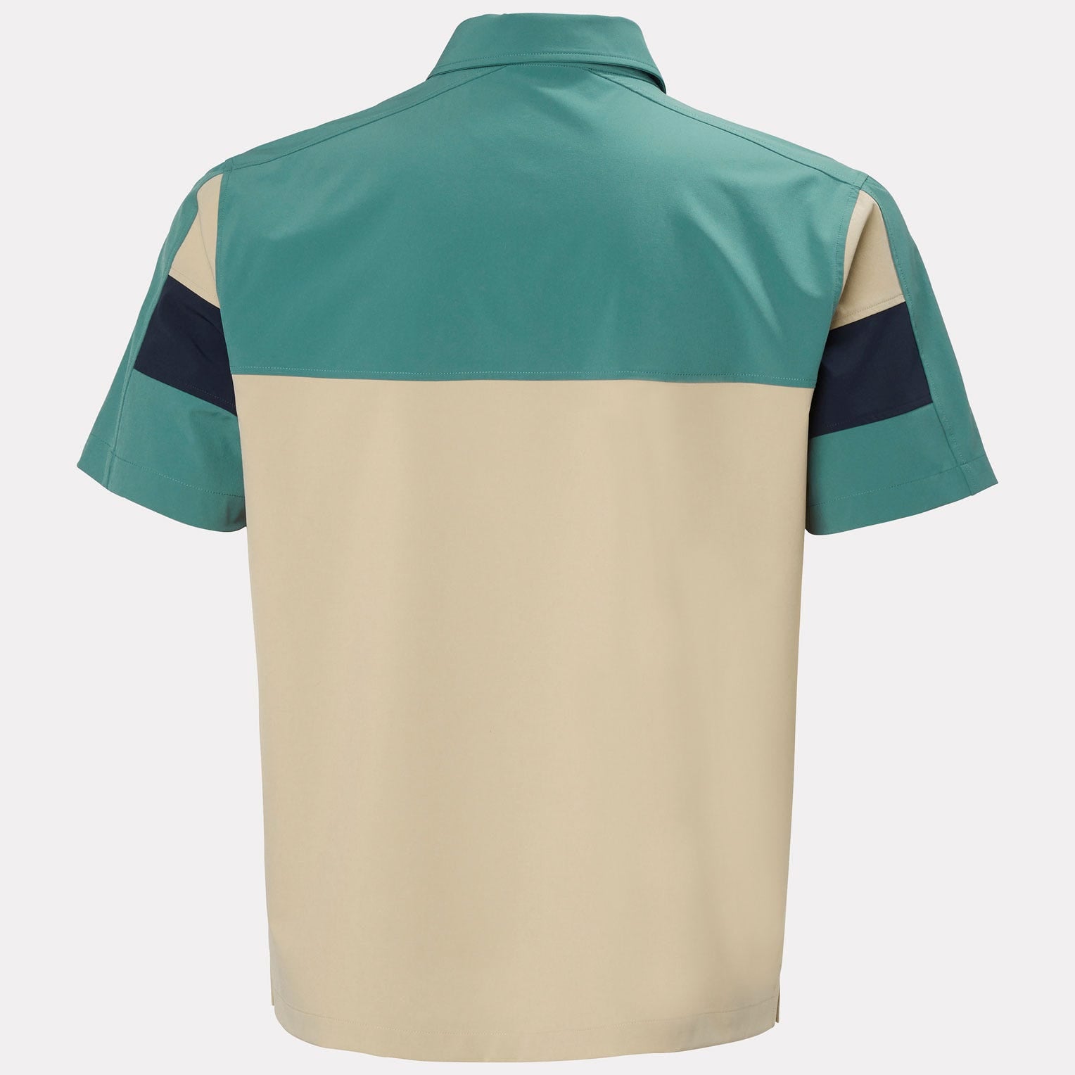 Men's Levante Quick Dry Half-Zip Short Sleeve - 494 OPAL GREEN