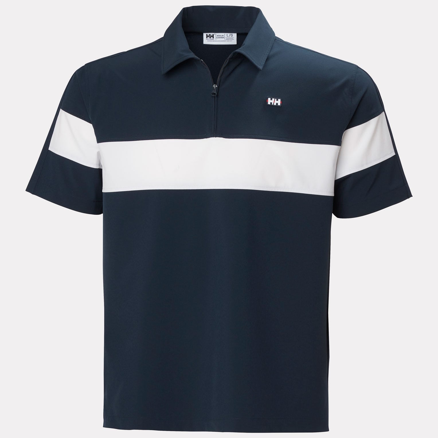 Men's Levante Quick Dry Half-Zip Short Sleeve - 597 NAVY