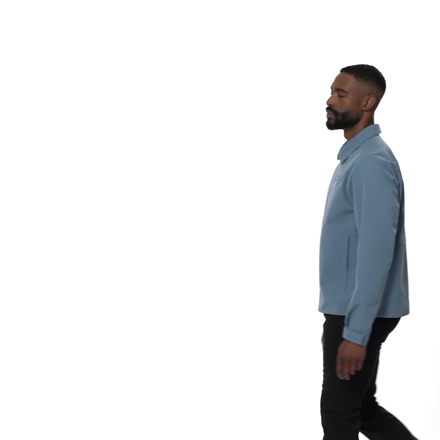 Men's City Coach Jacket - 601 WASHED NAVY
