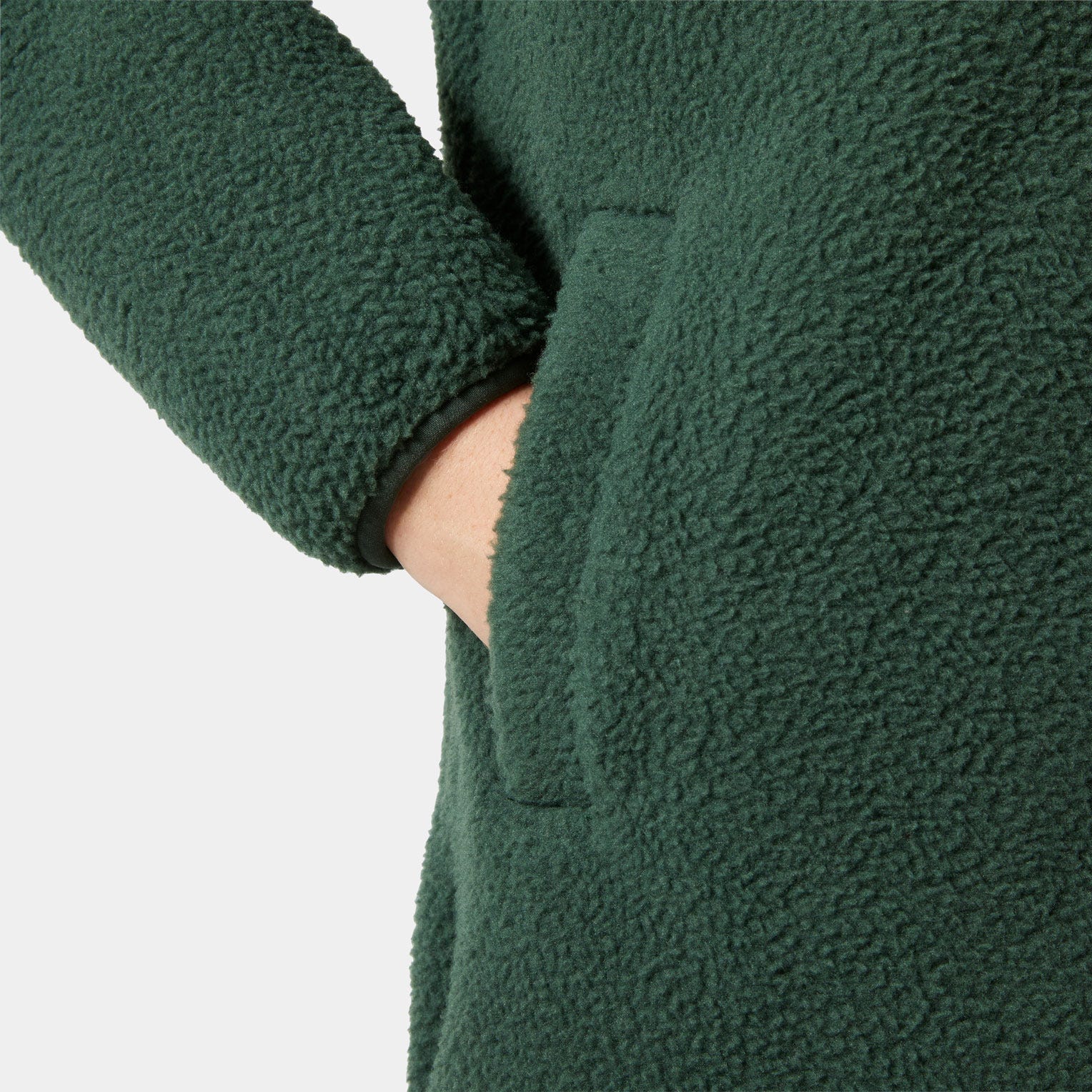 Women's Maud Pile Jacket - 390 JUNGLE GREEN