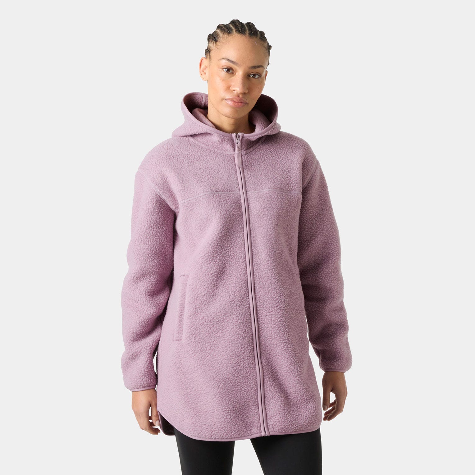 Women's Maud Pile Jacket - 676 PURPLE CLAY