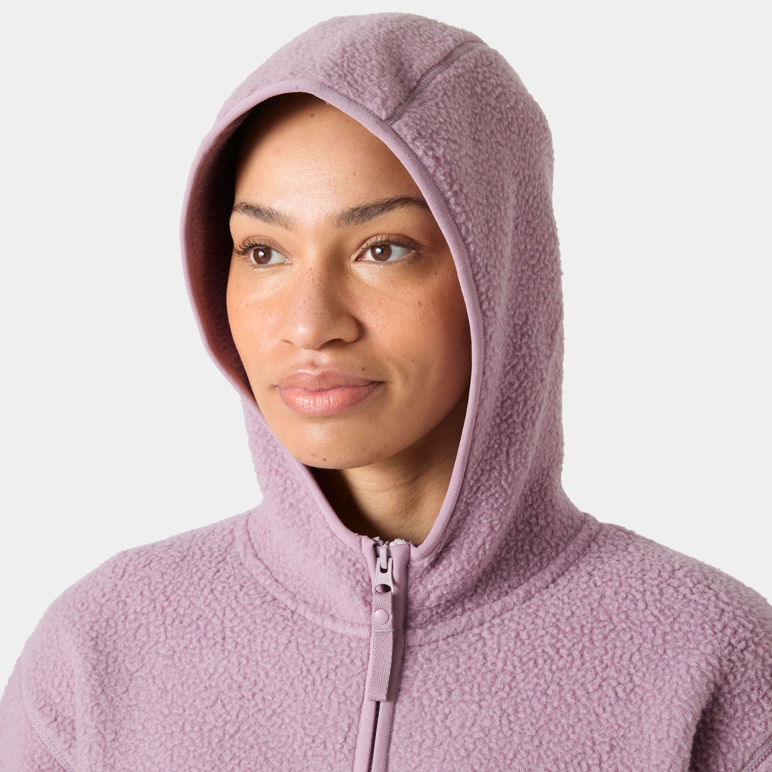 Women's Maud Pile Jacket - 676 PURPLE CLAY