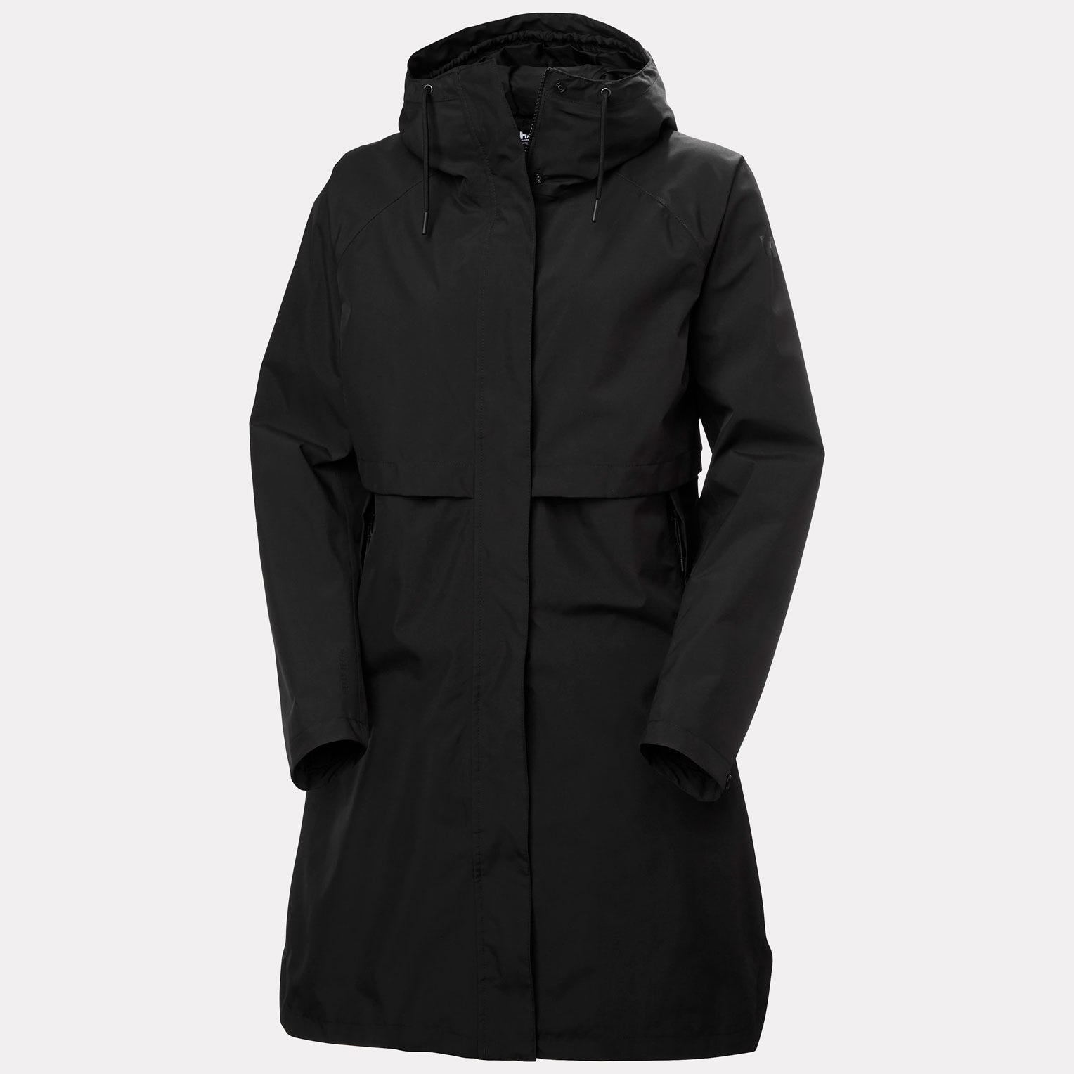 Women's Sienna Raincoat - 990 BLACK