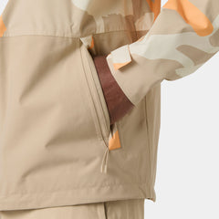 Men's Ace Graphic Rain Jacket - 078 KHAKI HH JPN CAMO AOP