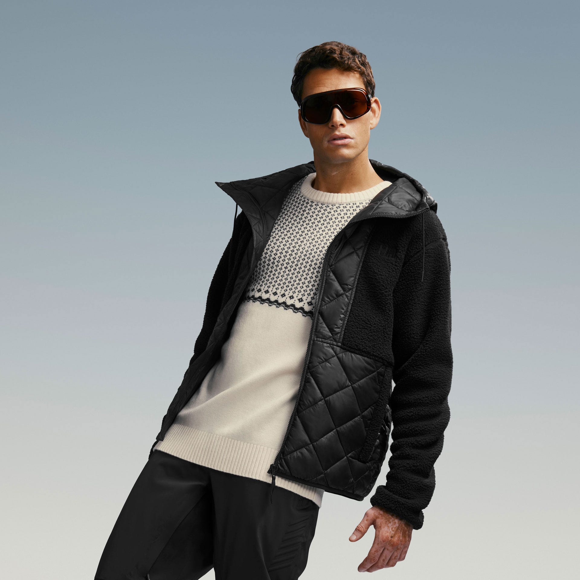 Men's Afton Knit Sweater - 034 CREAM