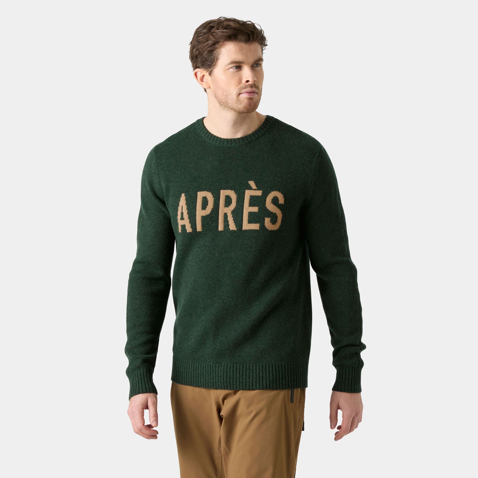 Men's Afton Knit Sweater - 418 DARK JUNGLE