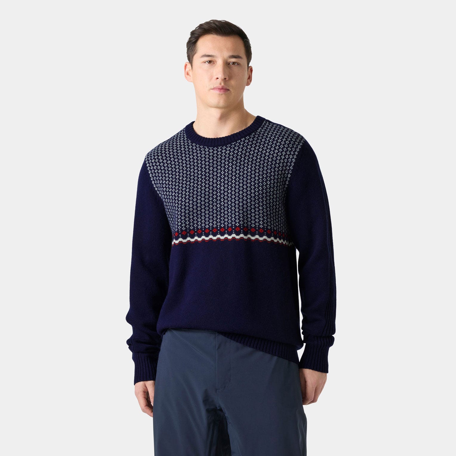 Men's Afton Knit Sweater - 598 NAVY FAIRIS