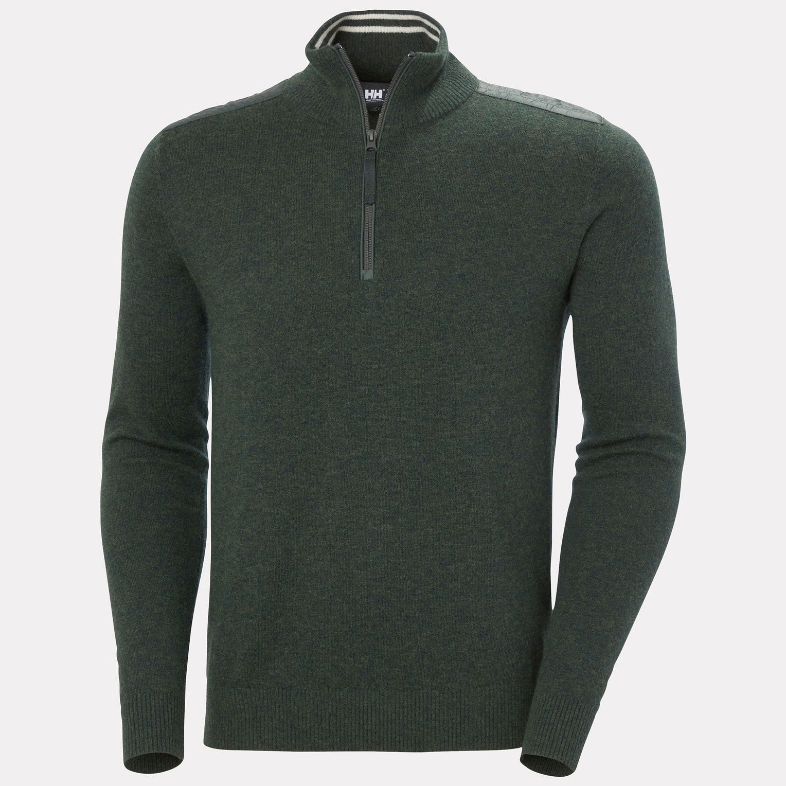 Men’s Afton Knitted Half-Zip - 418 DARK JUNGLE