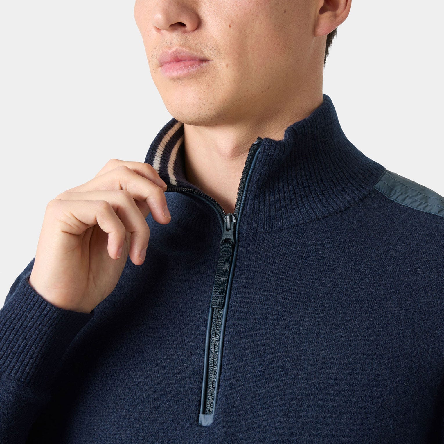 Men’s Afton Knitted Half-Zip - 597 NAVY