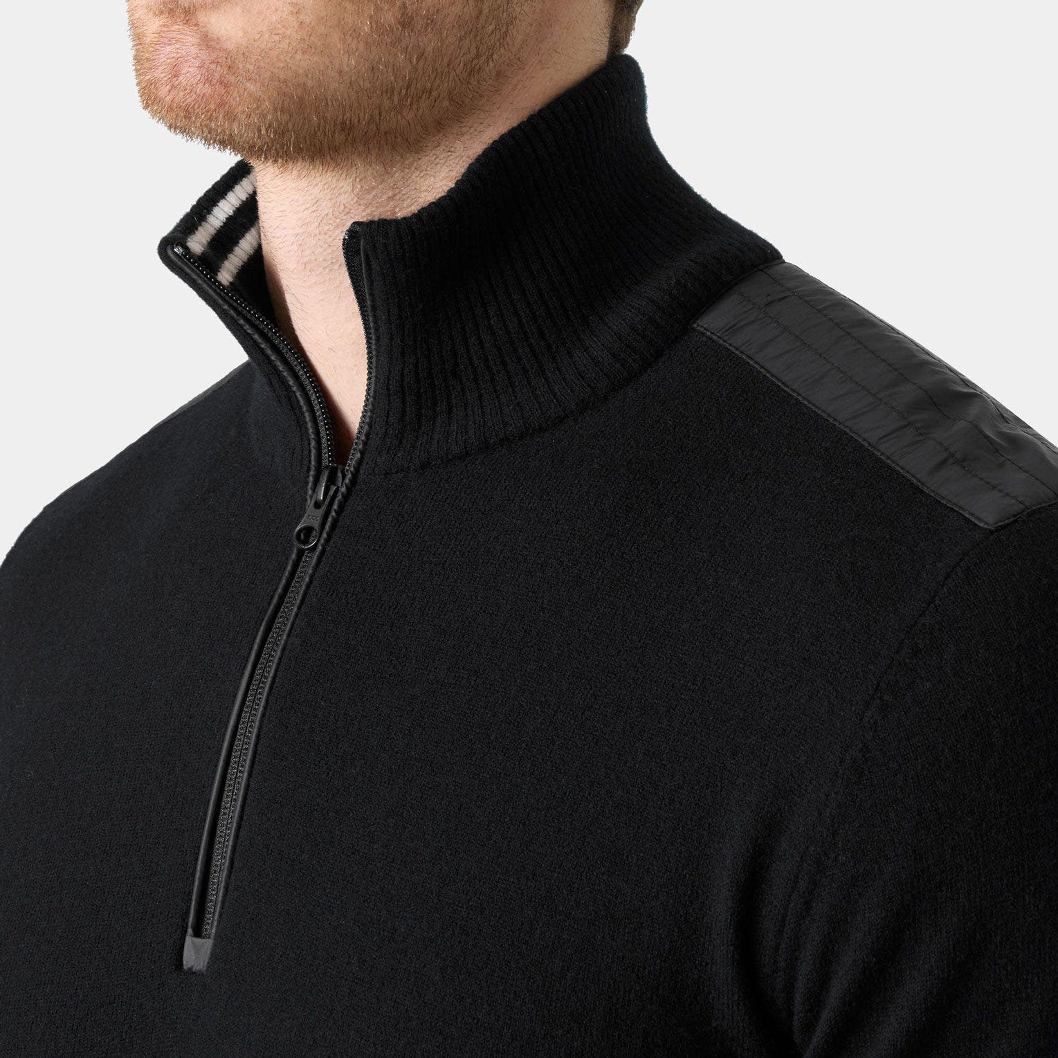 Men’s Afton Knitted Half-Zip - 990 BLACK