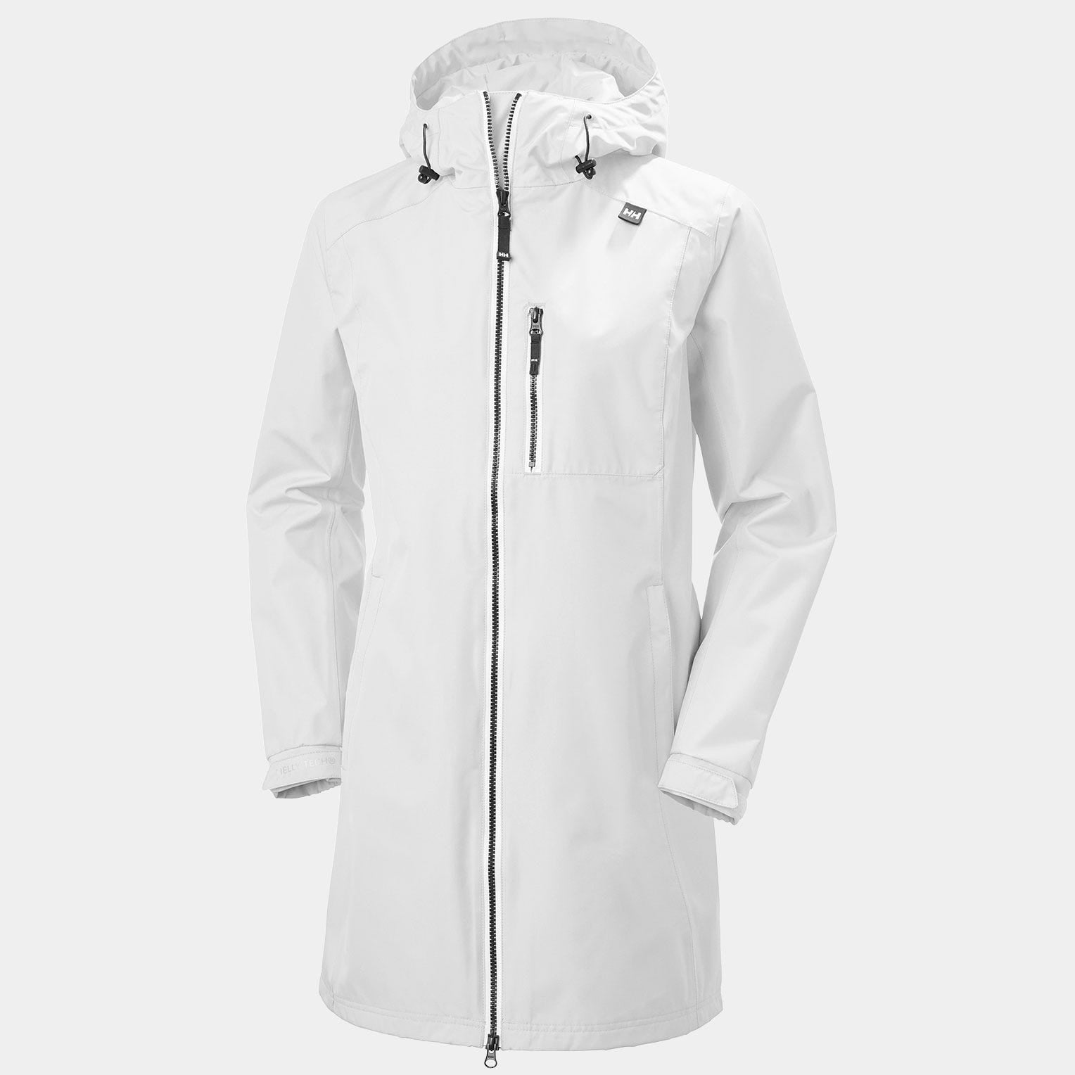 Women's Long Belfast Jacket - 002 WHITE