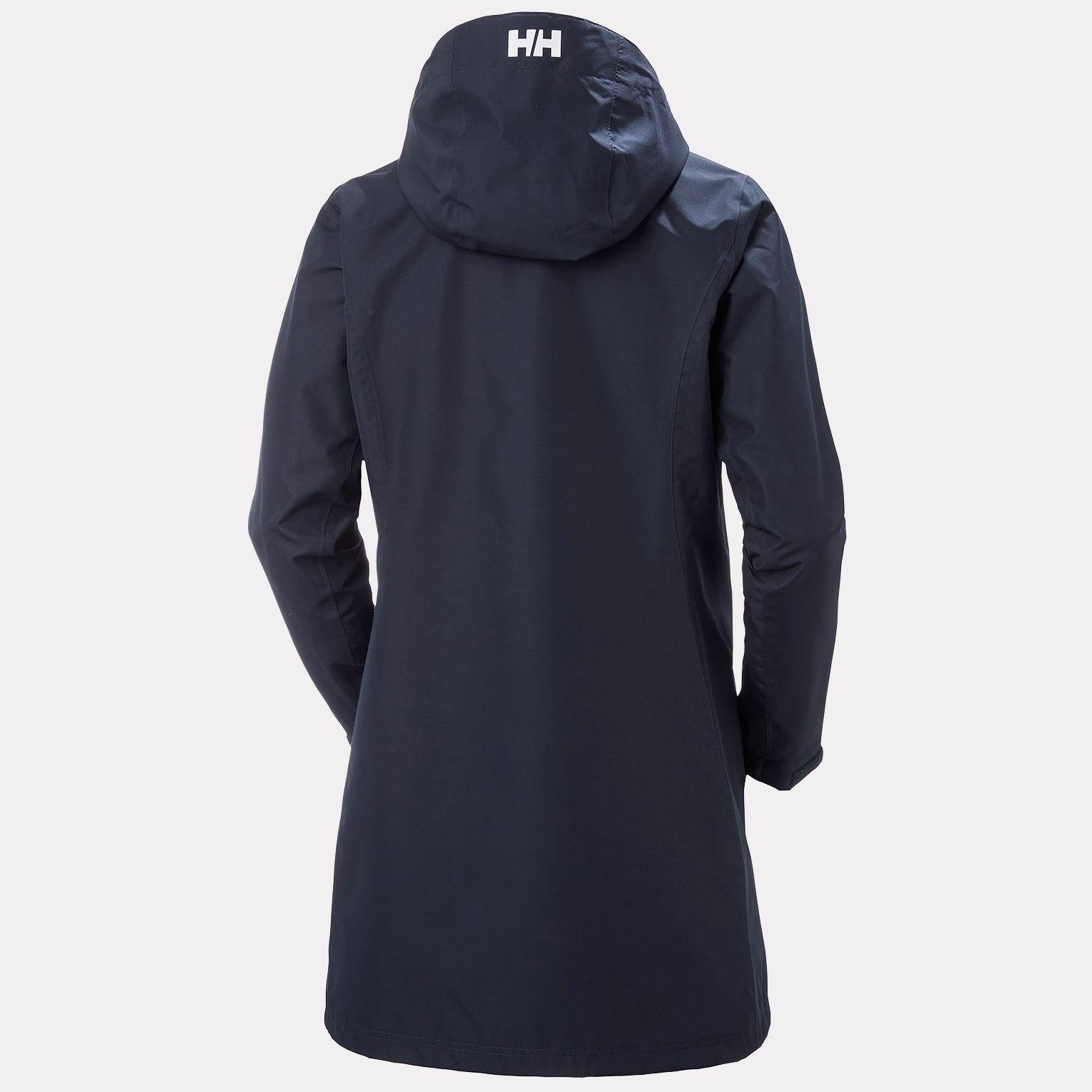 Women's Long Belfast Jacket - 597 NAVY