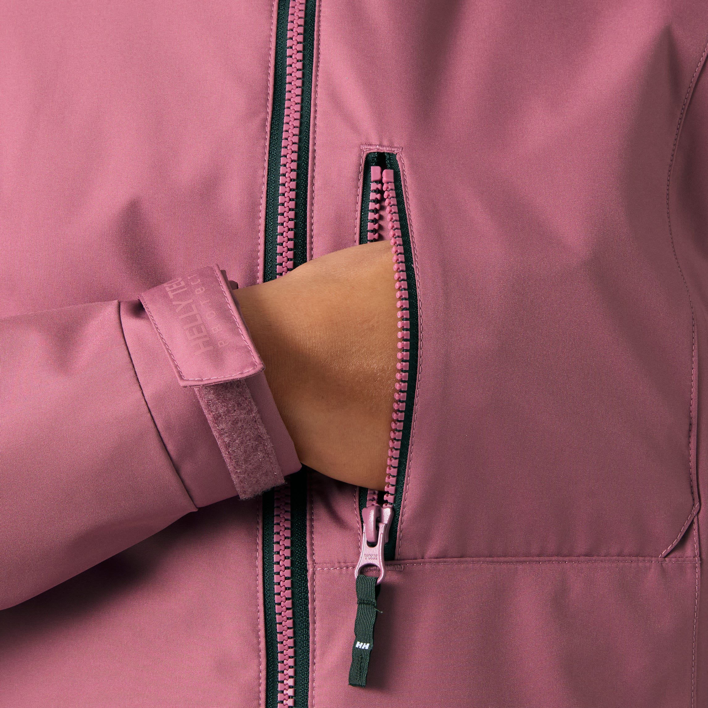 Women's Long Belfast Jacket - 664 WILDBERRY