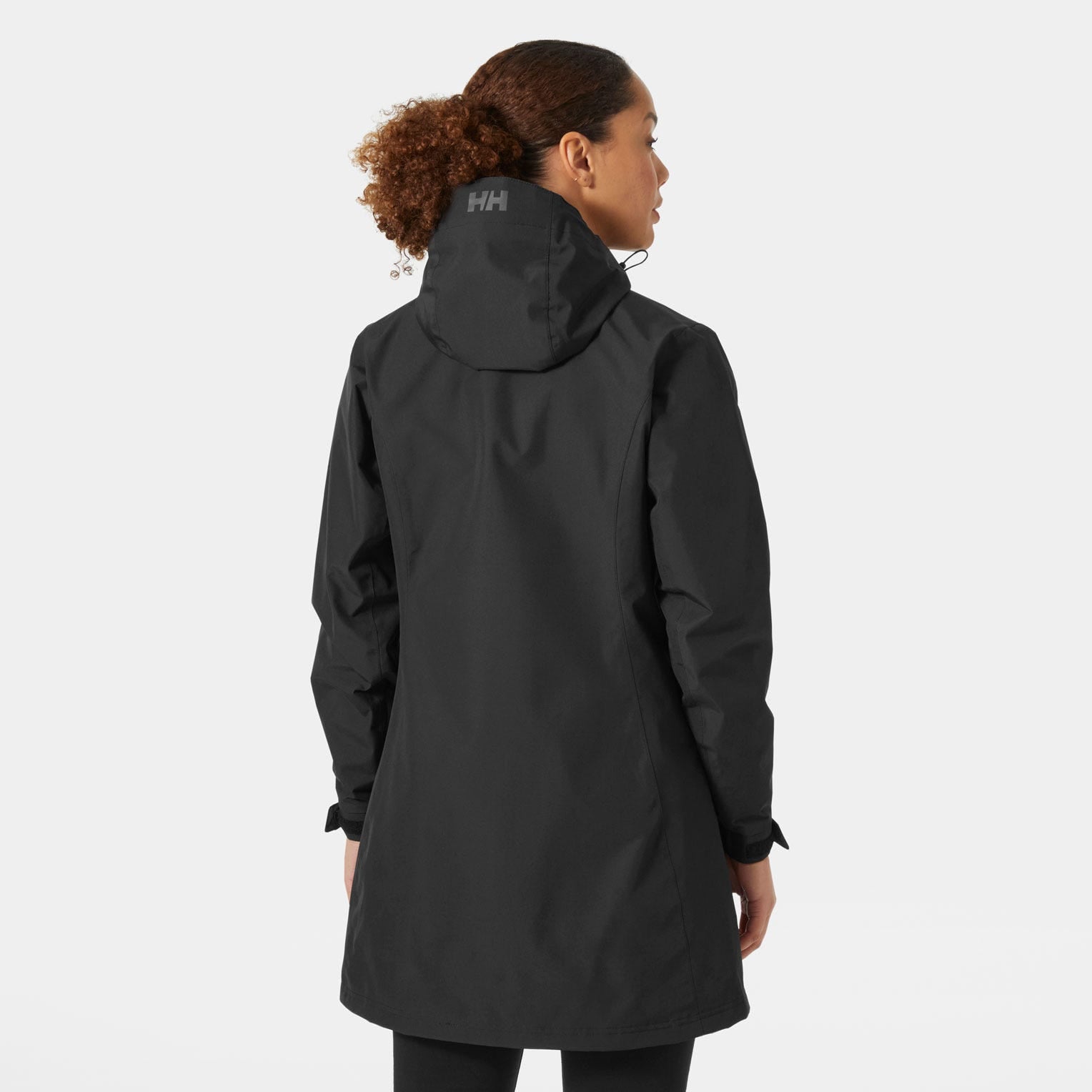 Women's Long Belfast Jacket - 991 BLACK