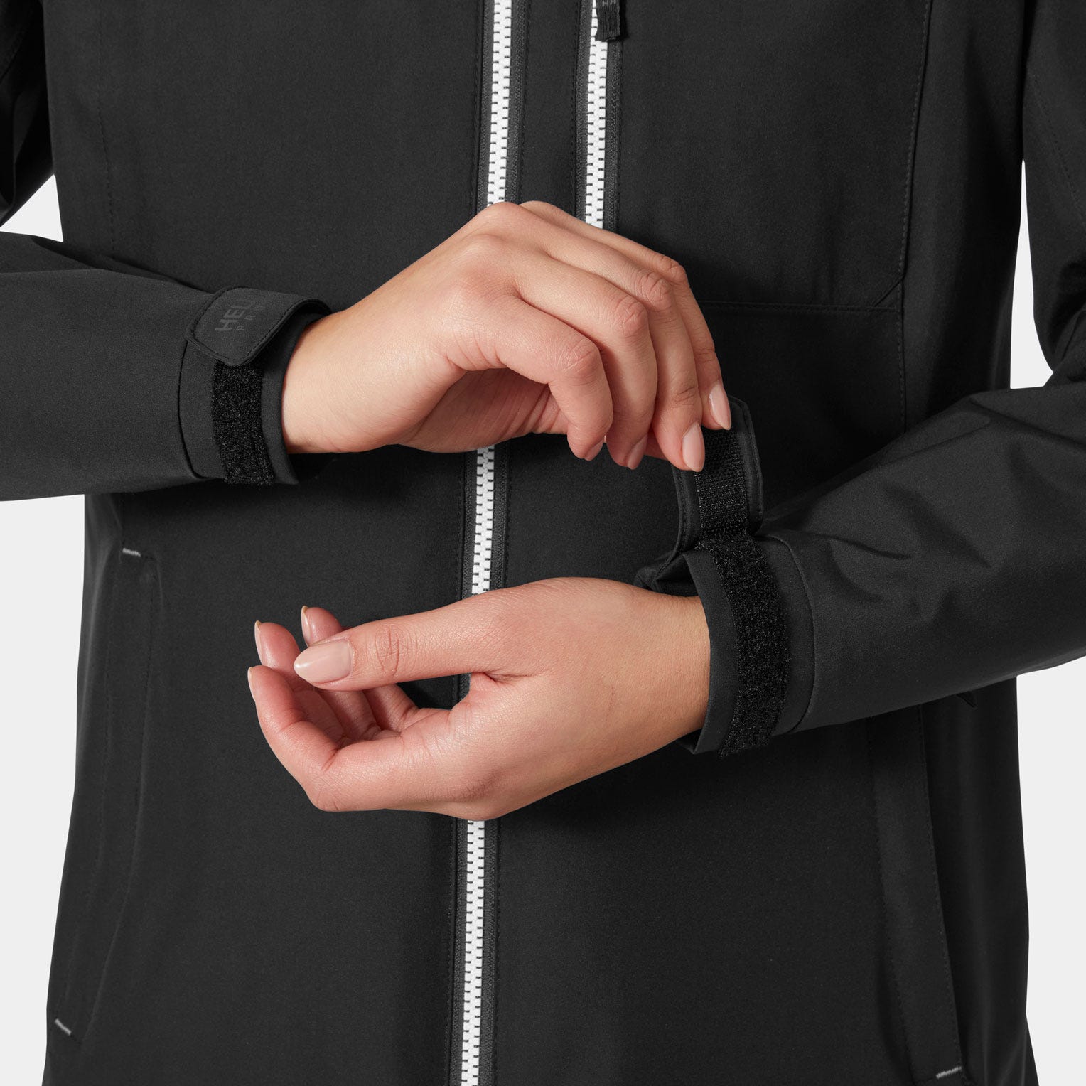 Women's Long Belfast Jacket - 991 BLACK