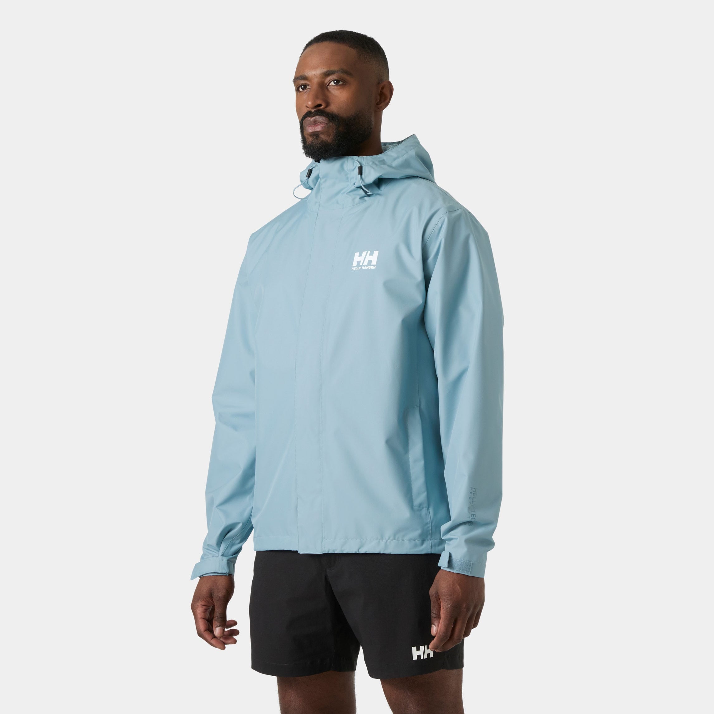 Men's Seven J Rain Jacket - 561 WINDY BLUE