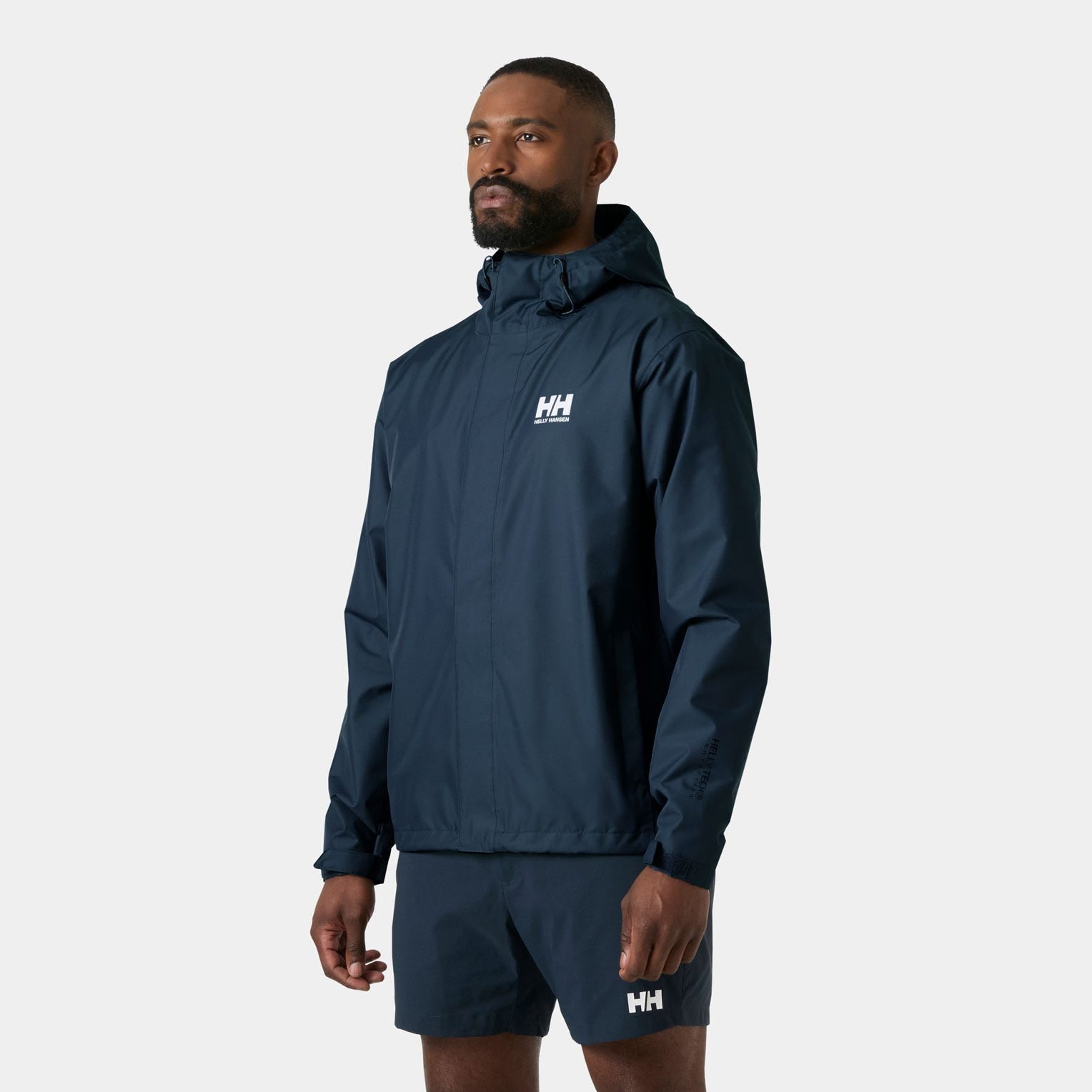Men's Seven J Rain Jacket - 596 NAVY