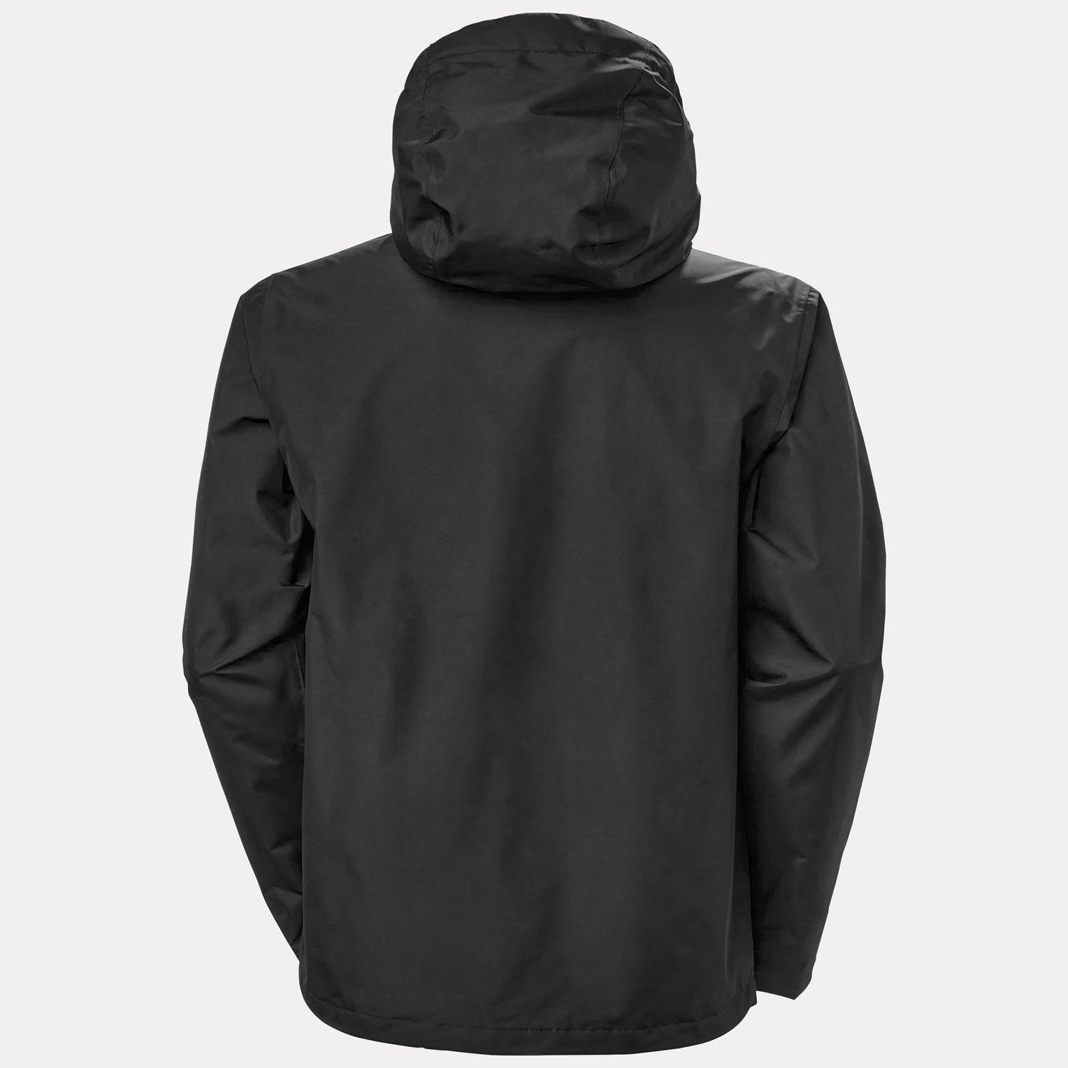 Men's Seven J Rain Jacket - 992 BLACK