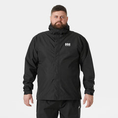 Men's Seven J Rain Jacket - 992 BLACK