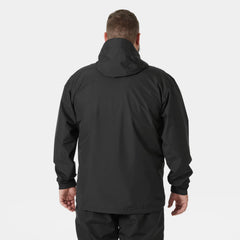 Men's Seven J Rain Jacket - 992 BLACK