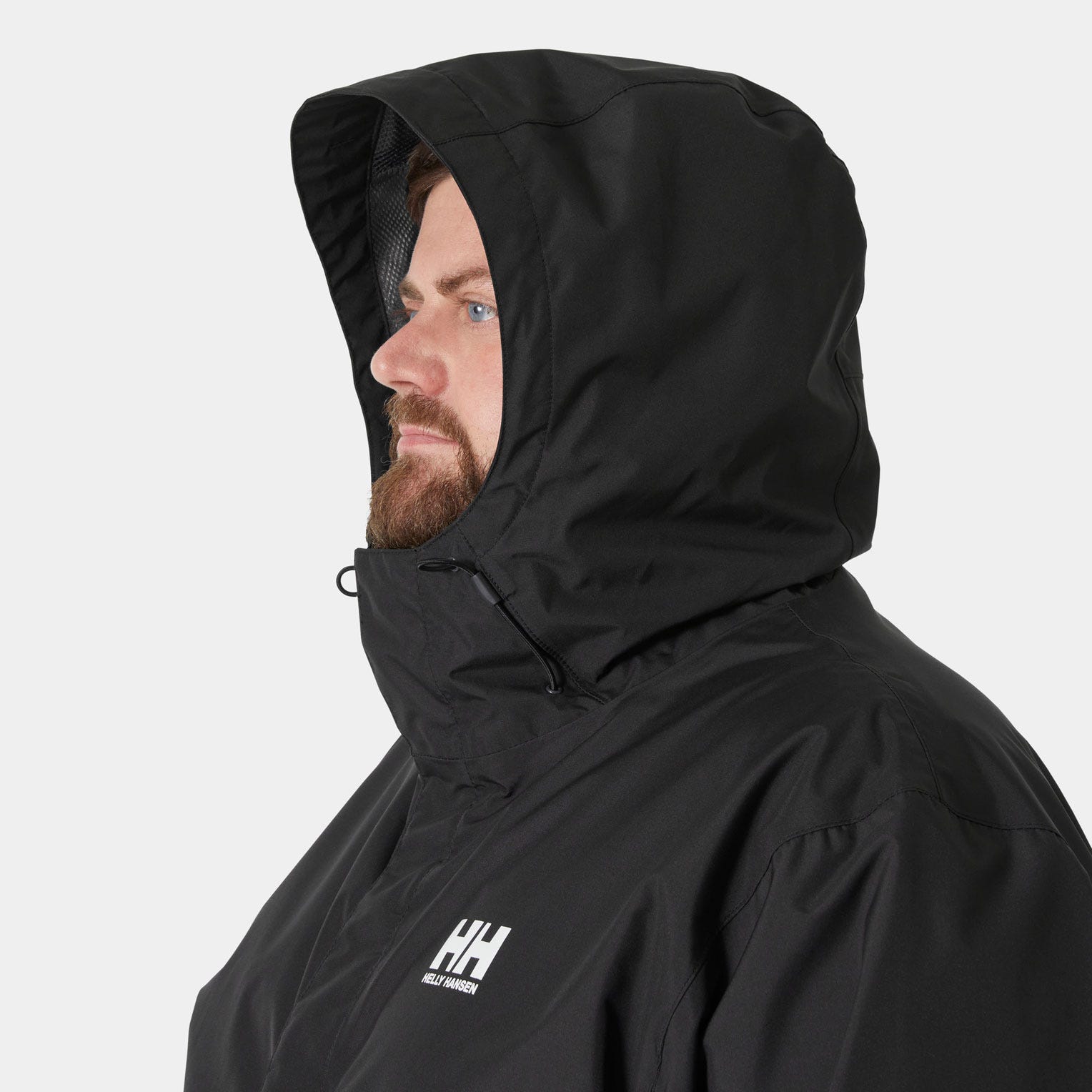Men's Seven J Rain Jacket - 992 BLACK