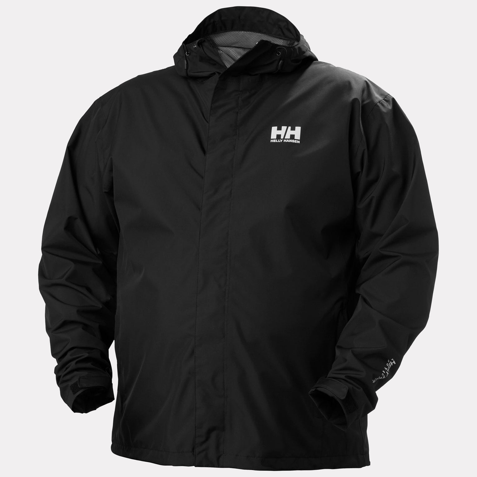 Men's Seven J Rain Jacket - 992 BLACK