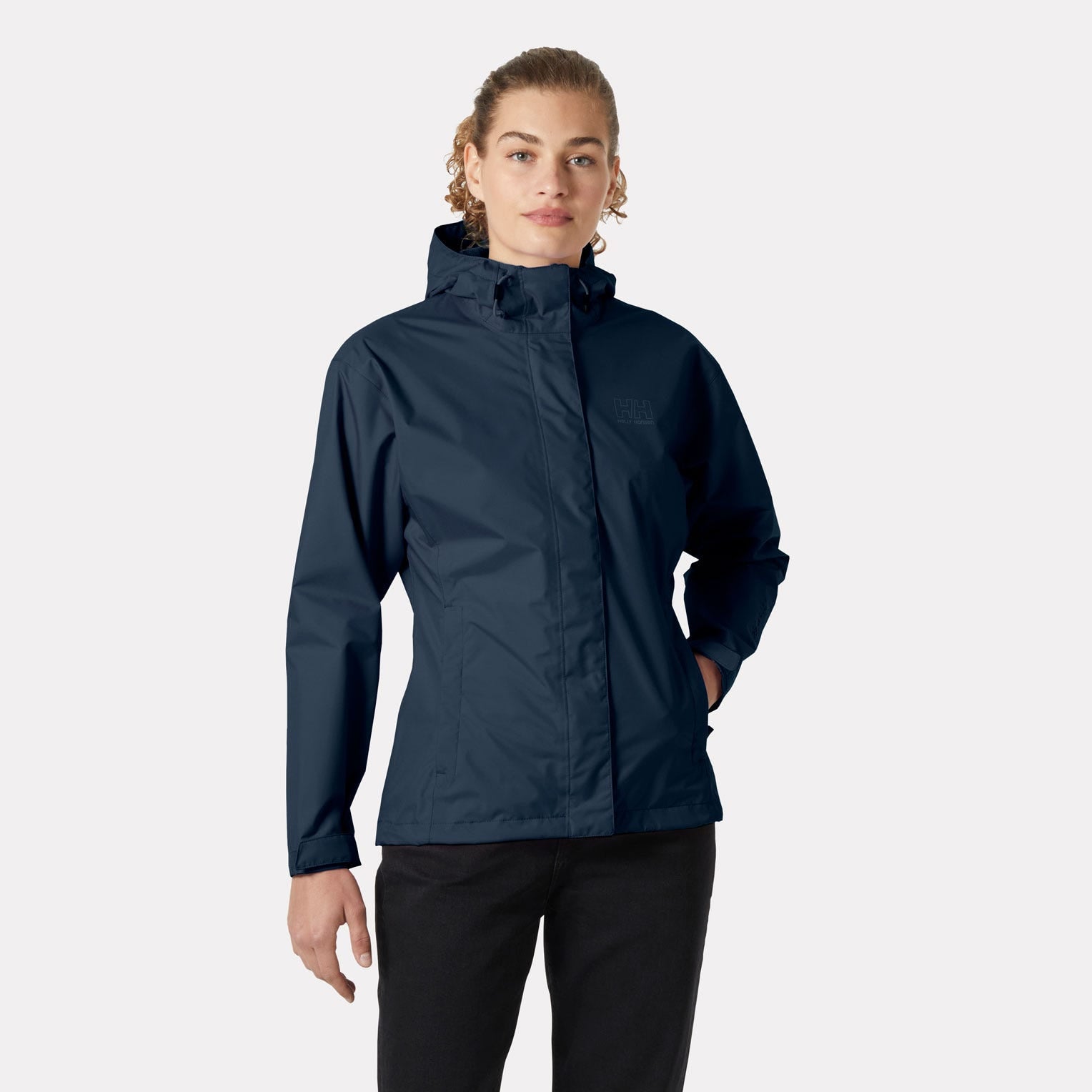 Women's Seven J Rain Jacket - 598 NAVY