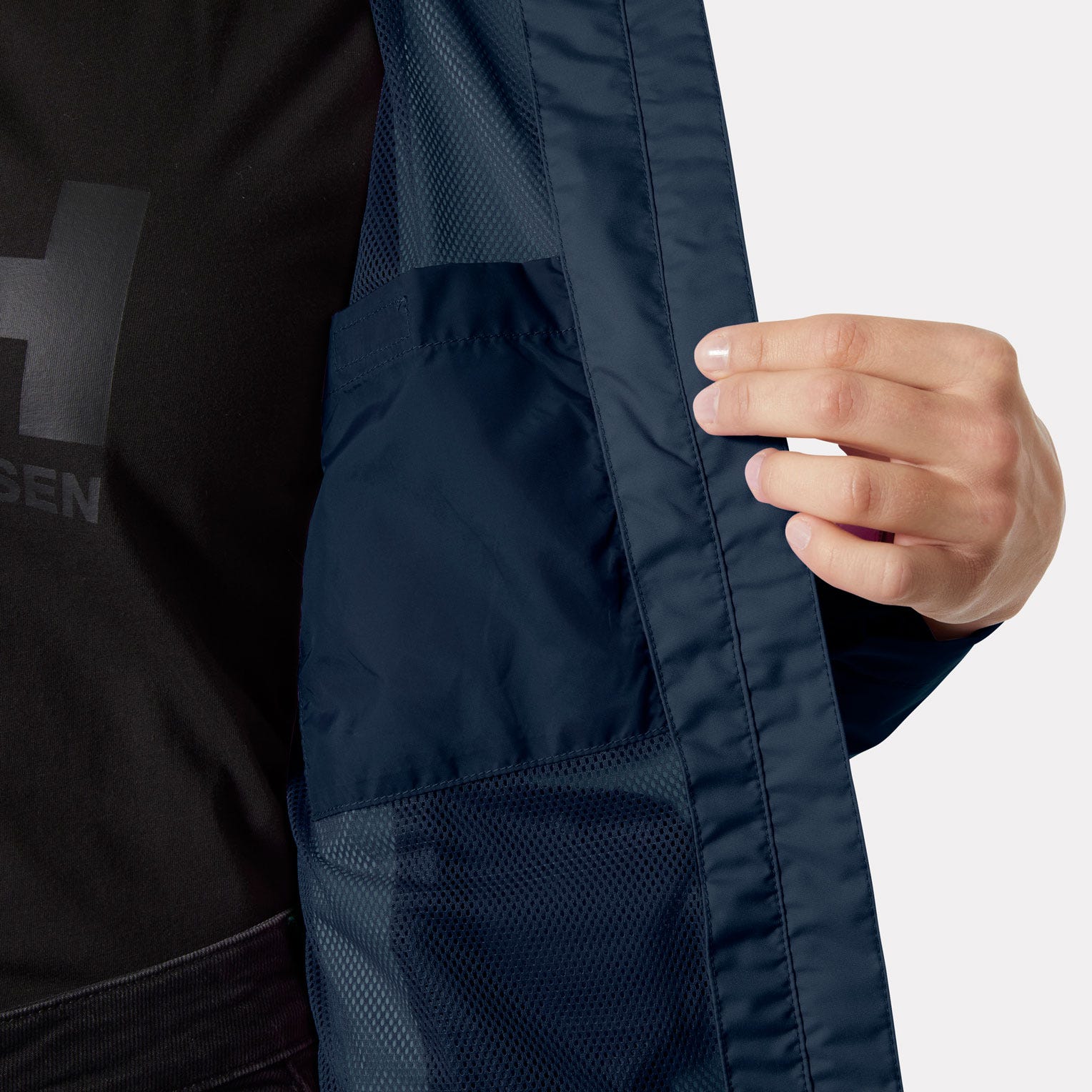 Women's Seven J Rain Jacket - 598 NAVY