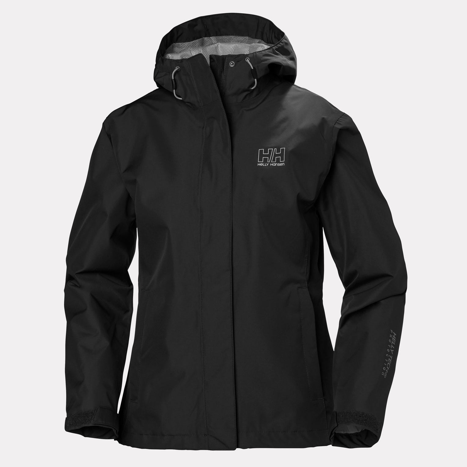 Women's Seven J Rain Jacket - 992 BLACK