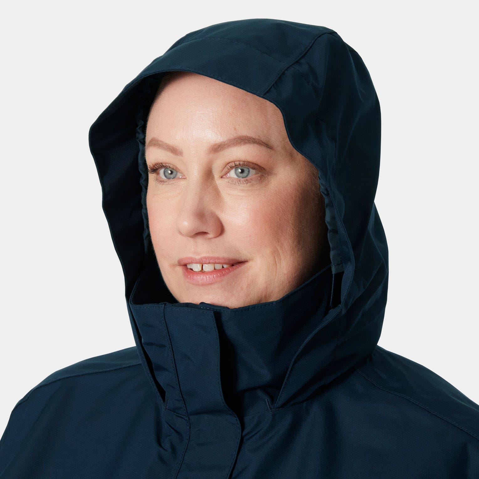 Women’s Aden Long Rain Jacket - 597 NAVY