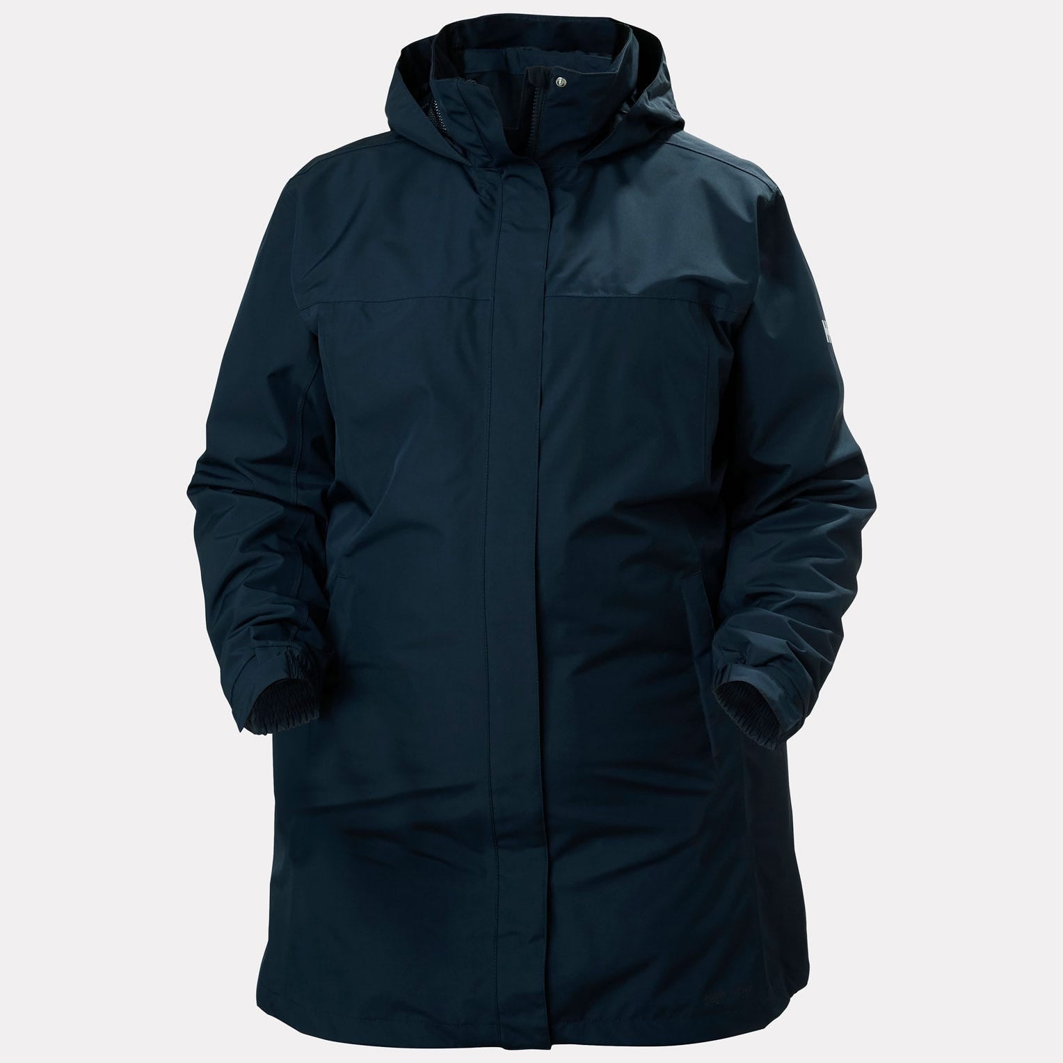 Women’s Aden Long Rain Jacket - 597 NAVY