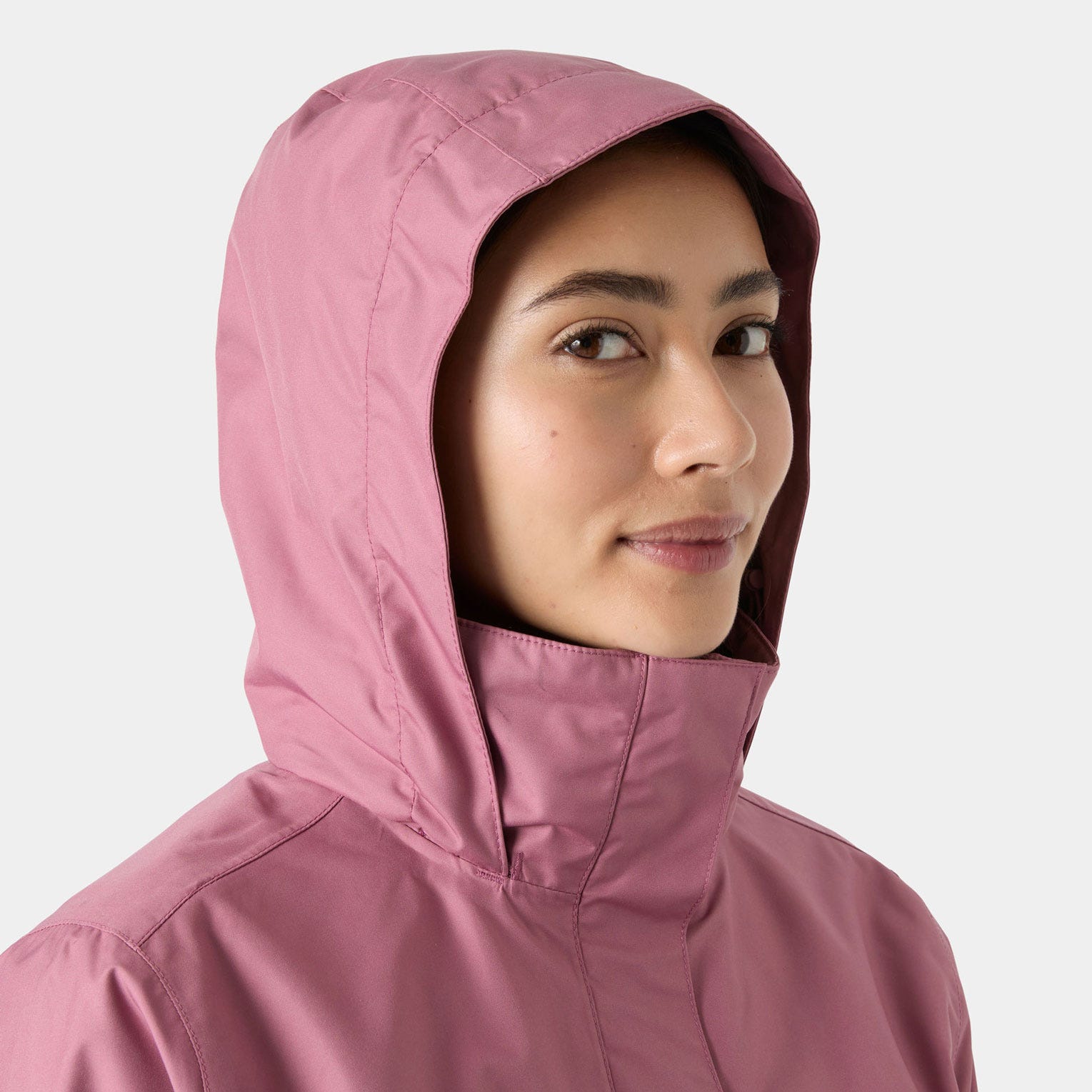 Women’s Aden Long Rain Jacket - 664 WILDBERRY
