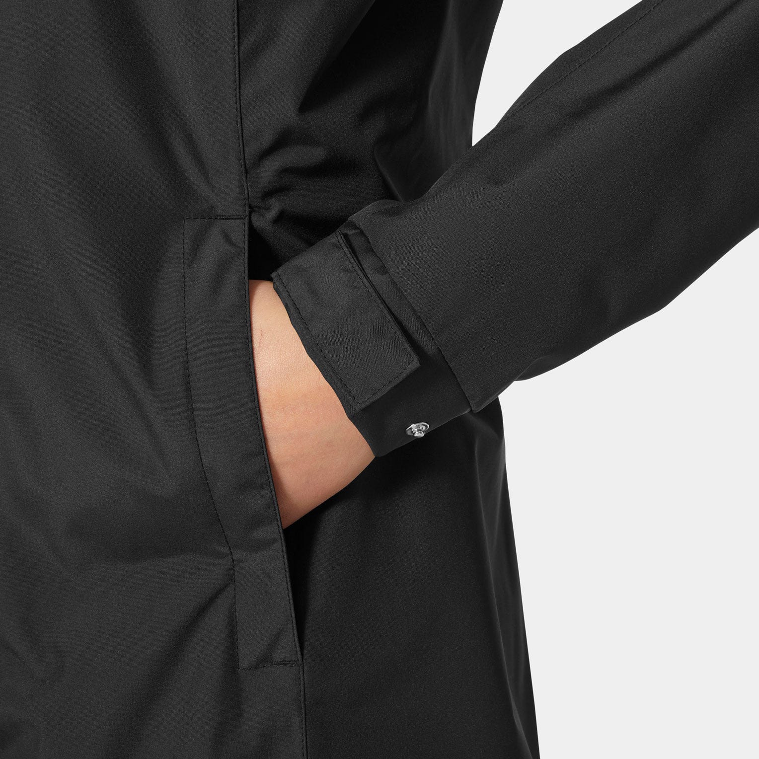 Women’s Aden Long Rain Jacket - 990 BLACK