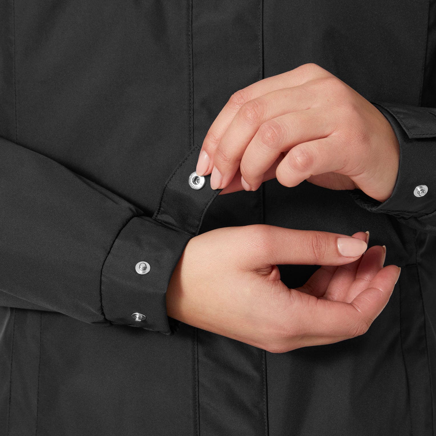 Women’s Aden Long Rain Jacket - 990 BLACK