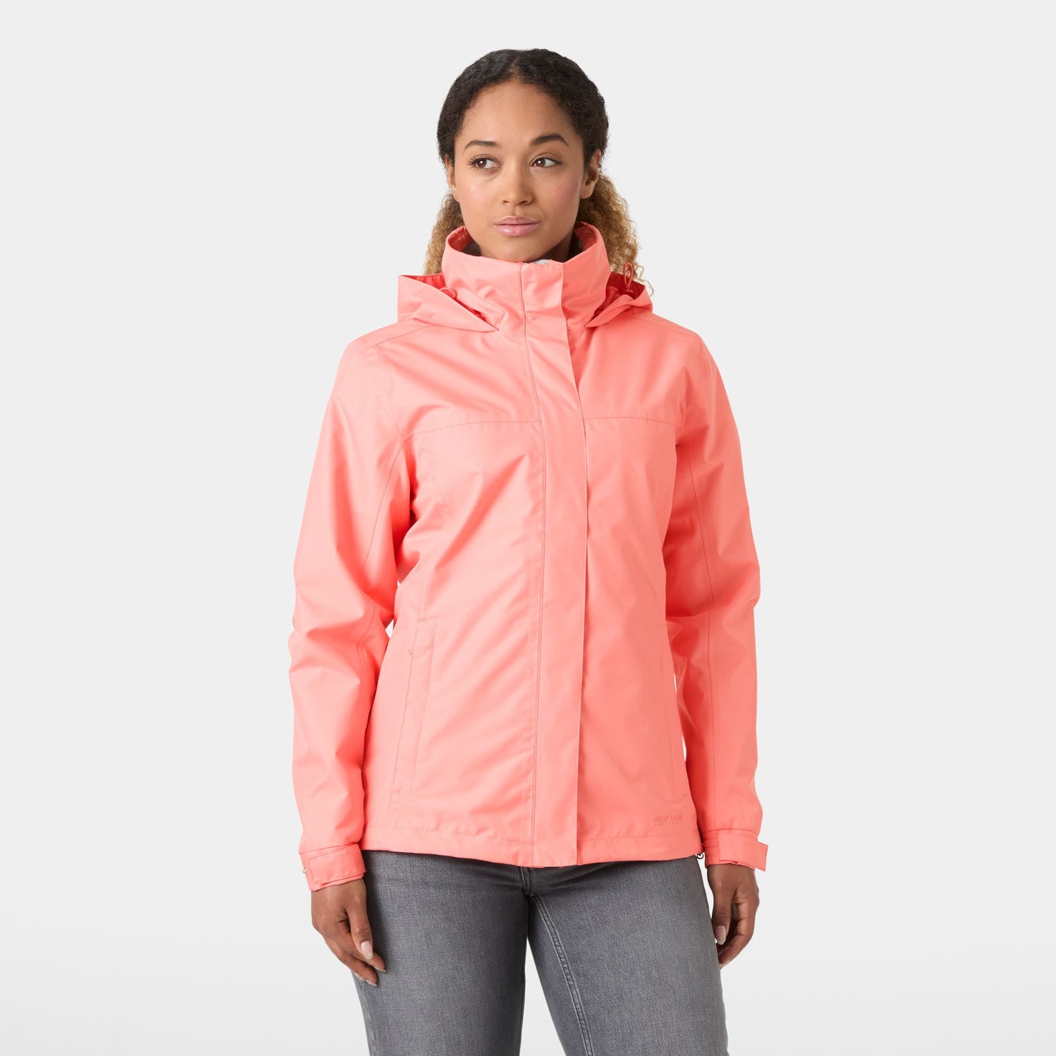 Women's Aden Rain Jacket - 066 CORAL ALMOND