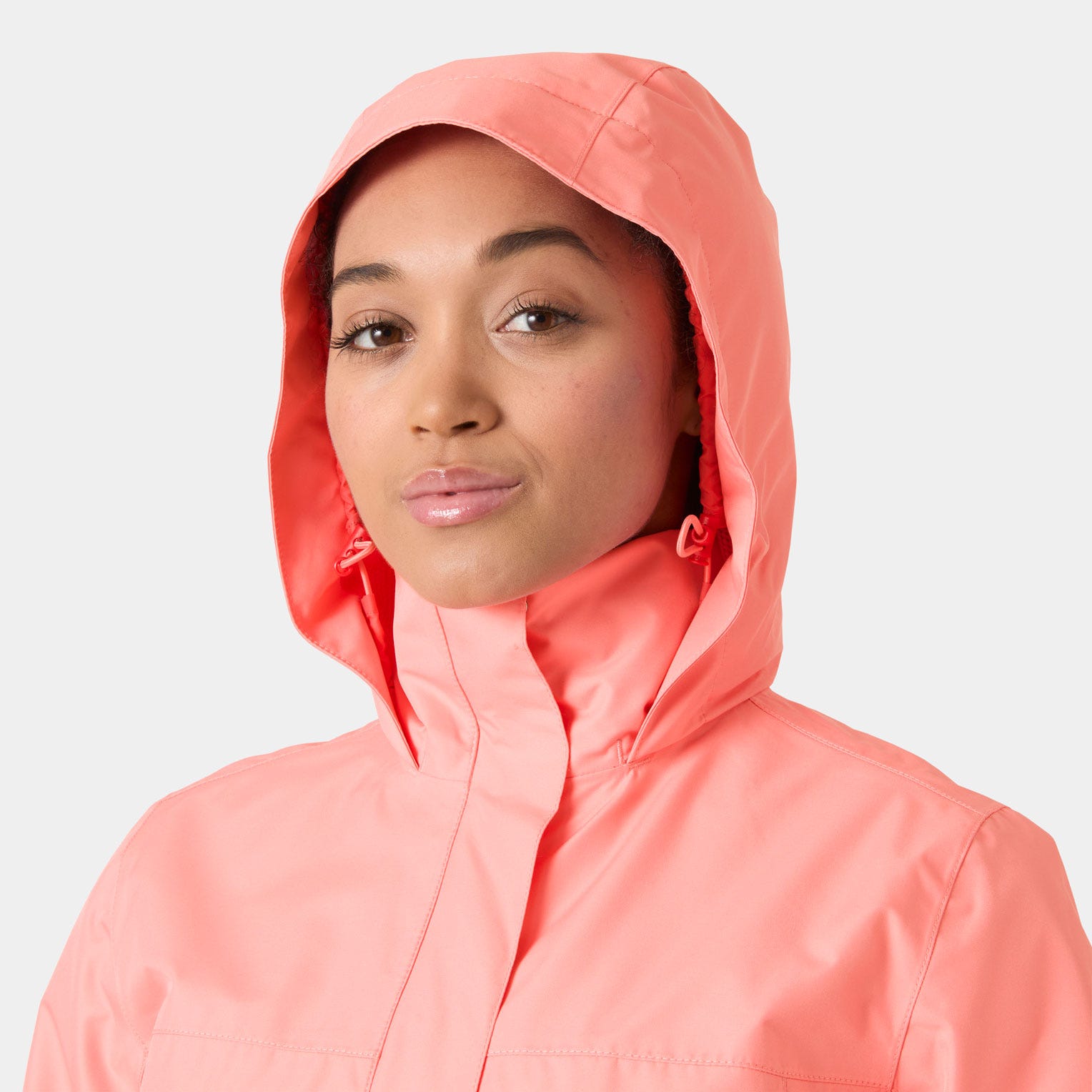 Women's Aden Rain Jacket - 066 CORAL ALMOND