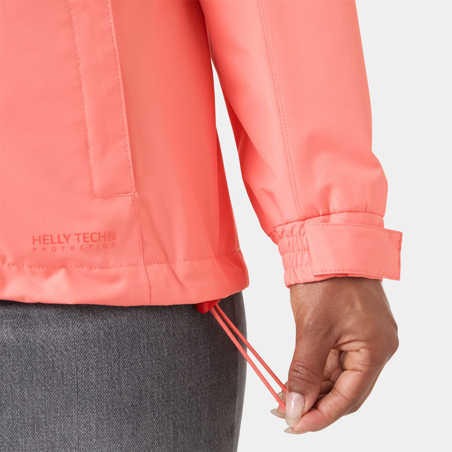 Women's Aden Rain Jacket - 066 CORAL ALMOND