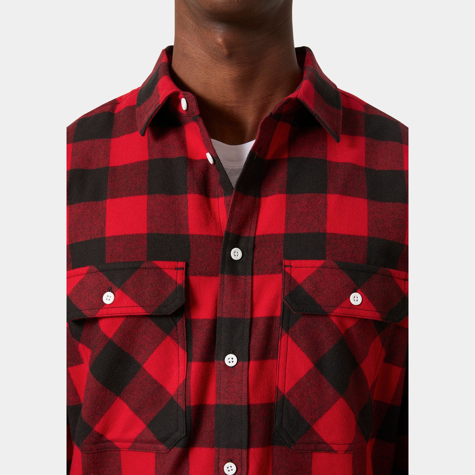 Men's Lokka Flannel Shirt - 162 RED BUFFALO CHECK