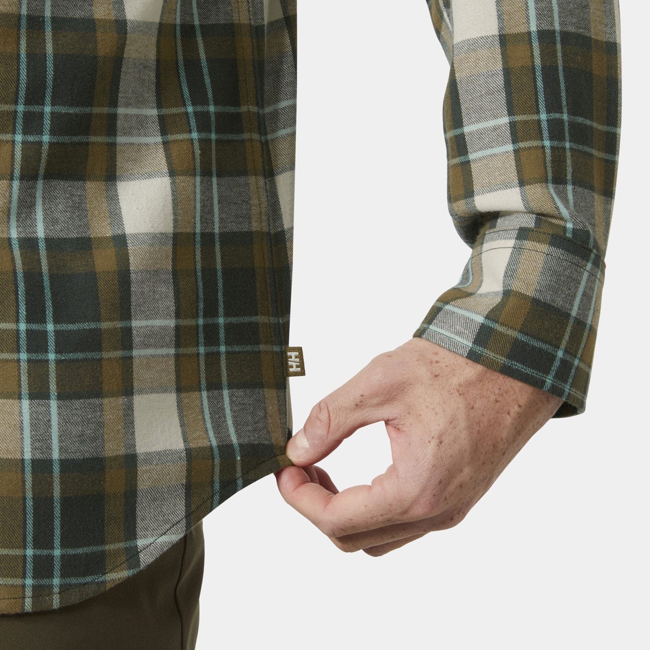 Men's Lokka Flannel Shirt - 418 DARK JUNGLE