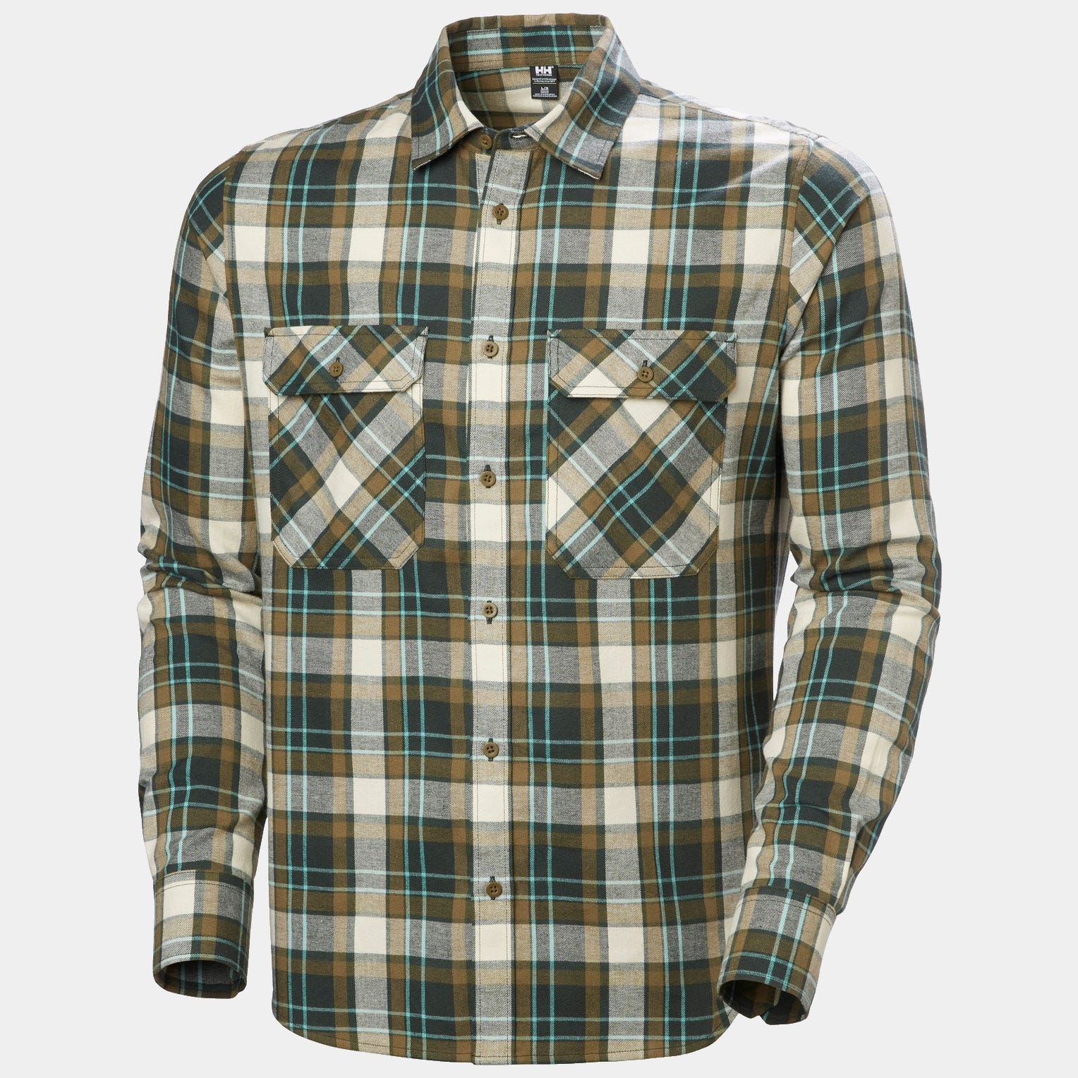 Men's Lokka Flannel Shirt - 418 DARK JUNGLE
