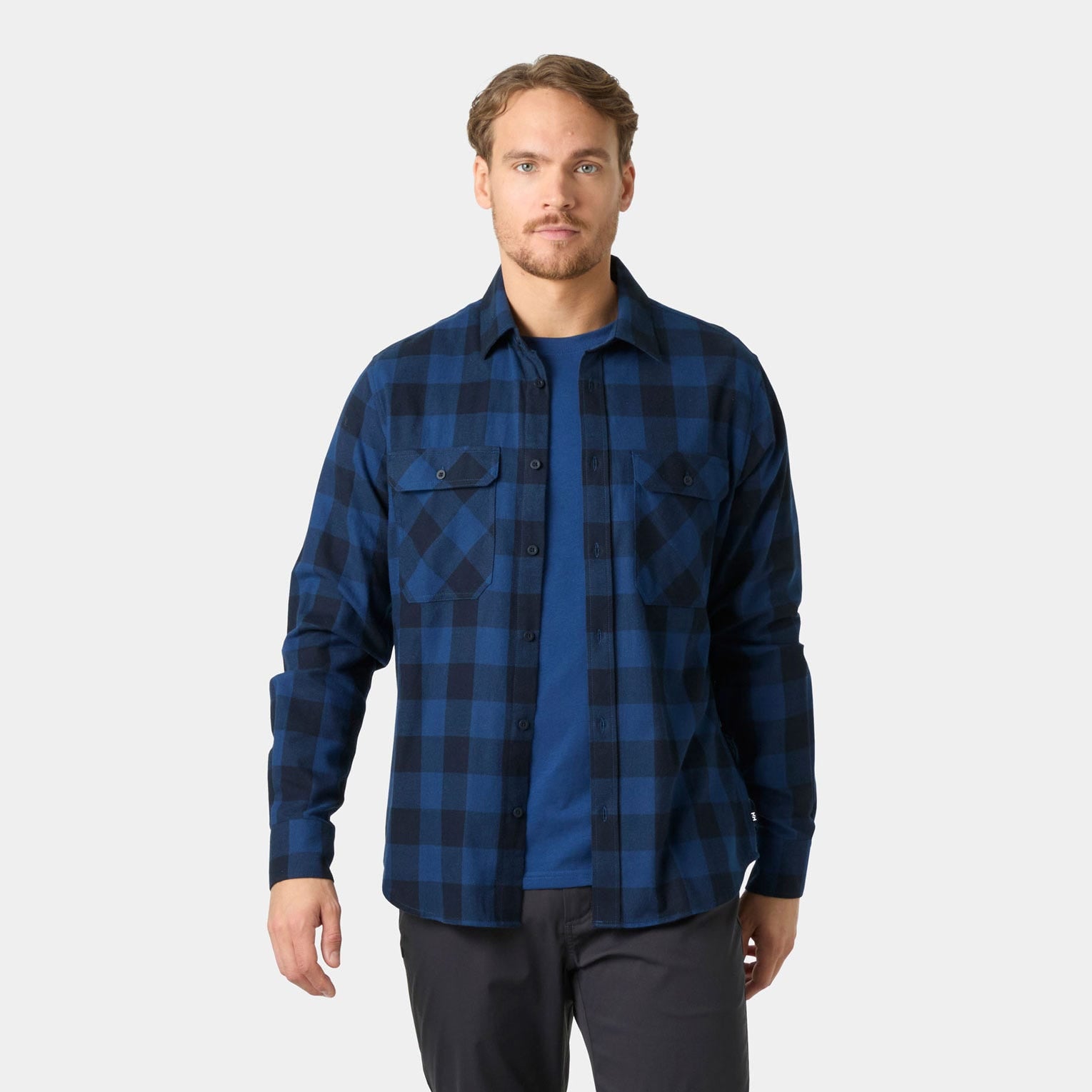 Men's Lokka Flannel Shirt - 507 DARK BLUE B