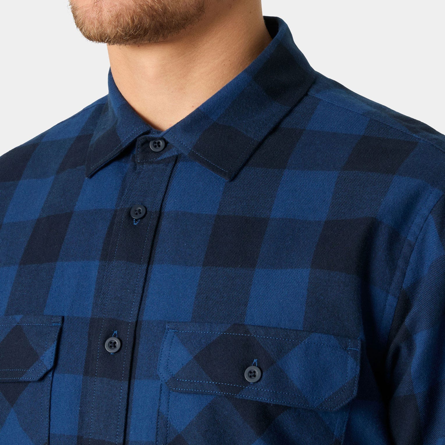 Men's Lokka Flannel Shirt - 507 DARK BLUE B