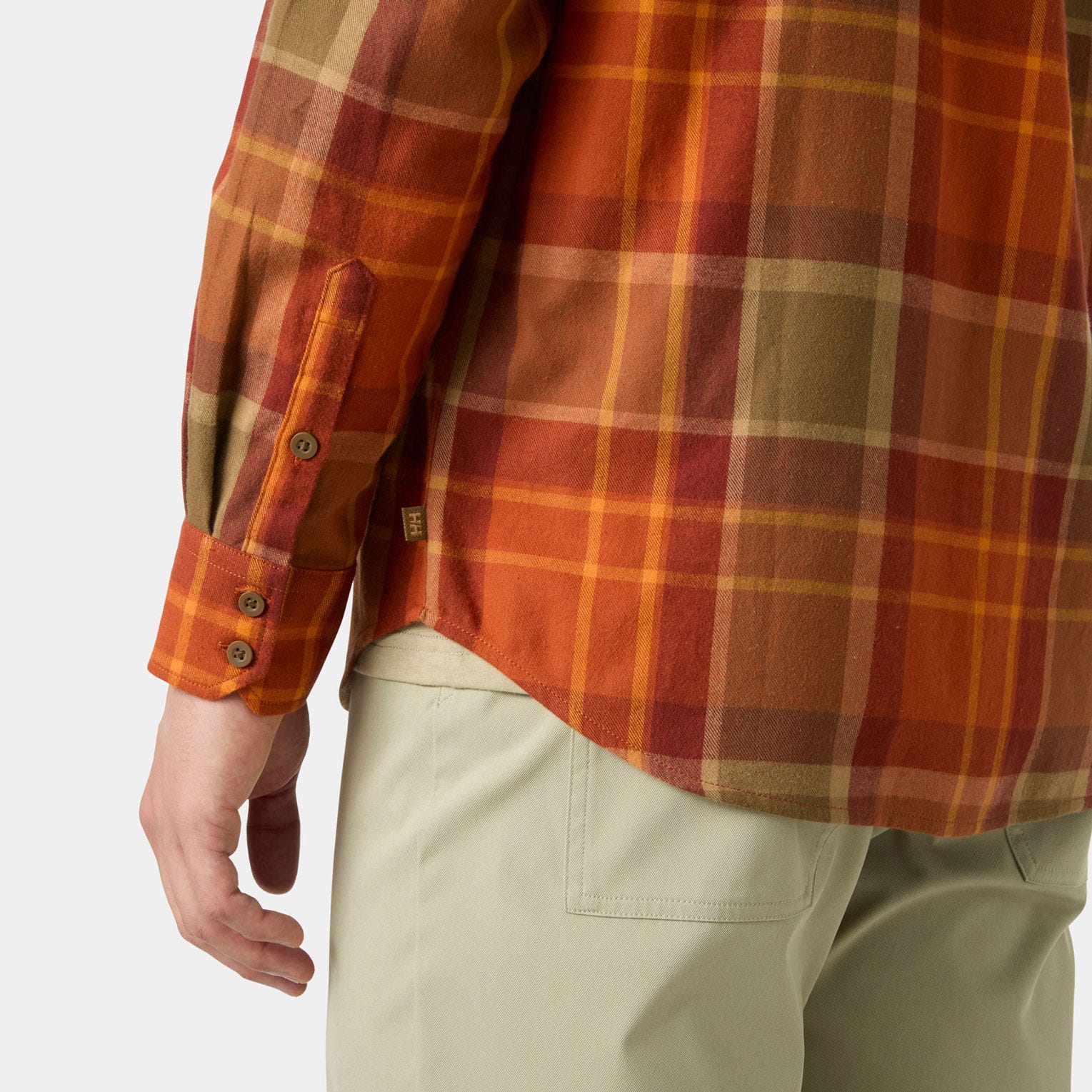 Men's Lokka Flannel Shirt - 705 GINGER BISCUIT