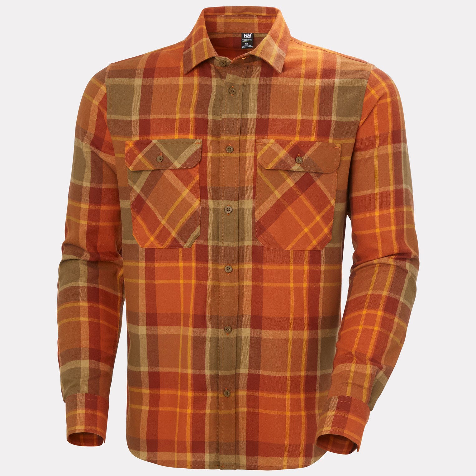 Men's Lokka Flannel Shirt - 705 GINGER BISCUIT