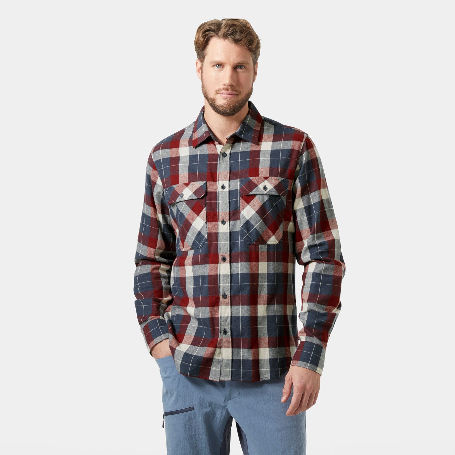 Men's Lokka Flannel Shirt - 860 ALPINE FROST