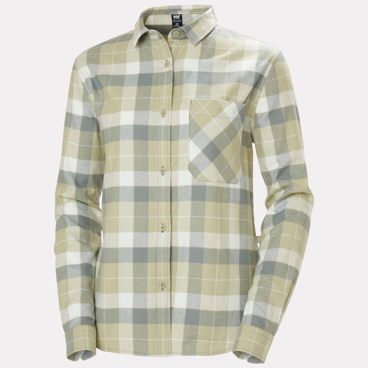 Women's Lokka Flannel Long Sleeve Shirt - 463 LIGHT LAV BOX STRIPE PLAID