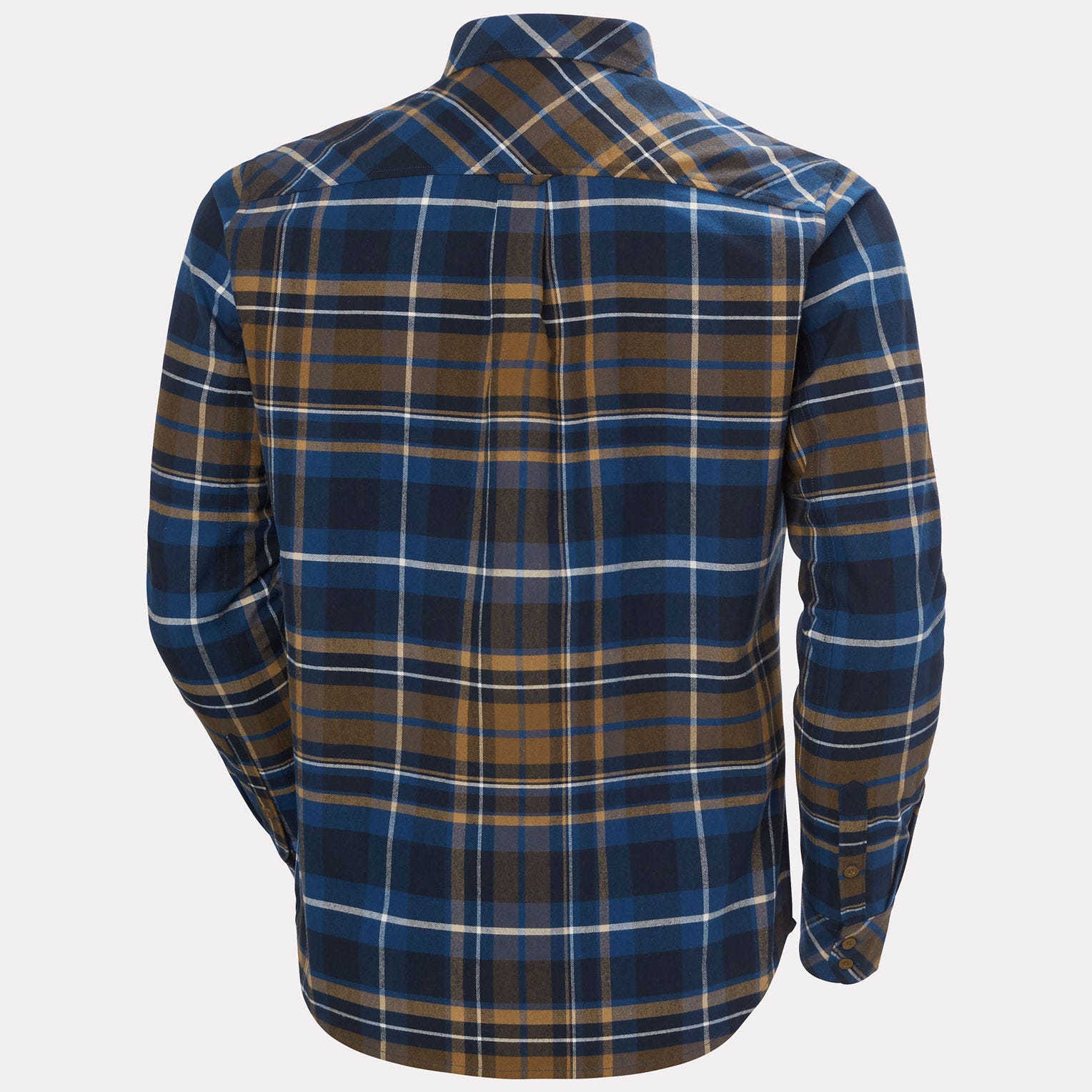 Men's Classic Check Long Sleeve Shirt - 507 DARK BLUE S