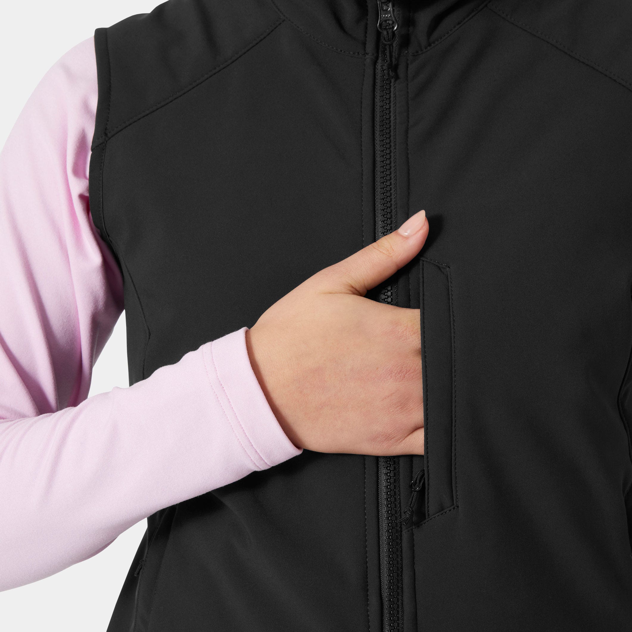 Women's Paramount Softshell Vest - 990 BLACK