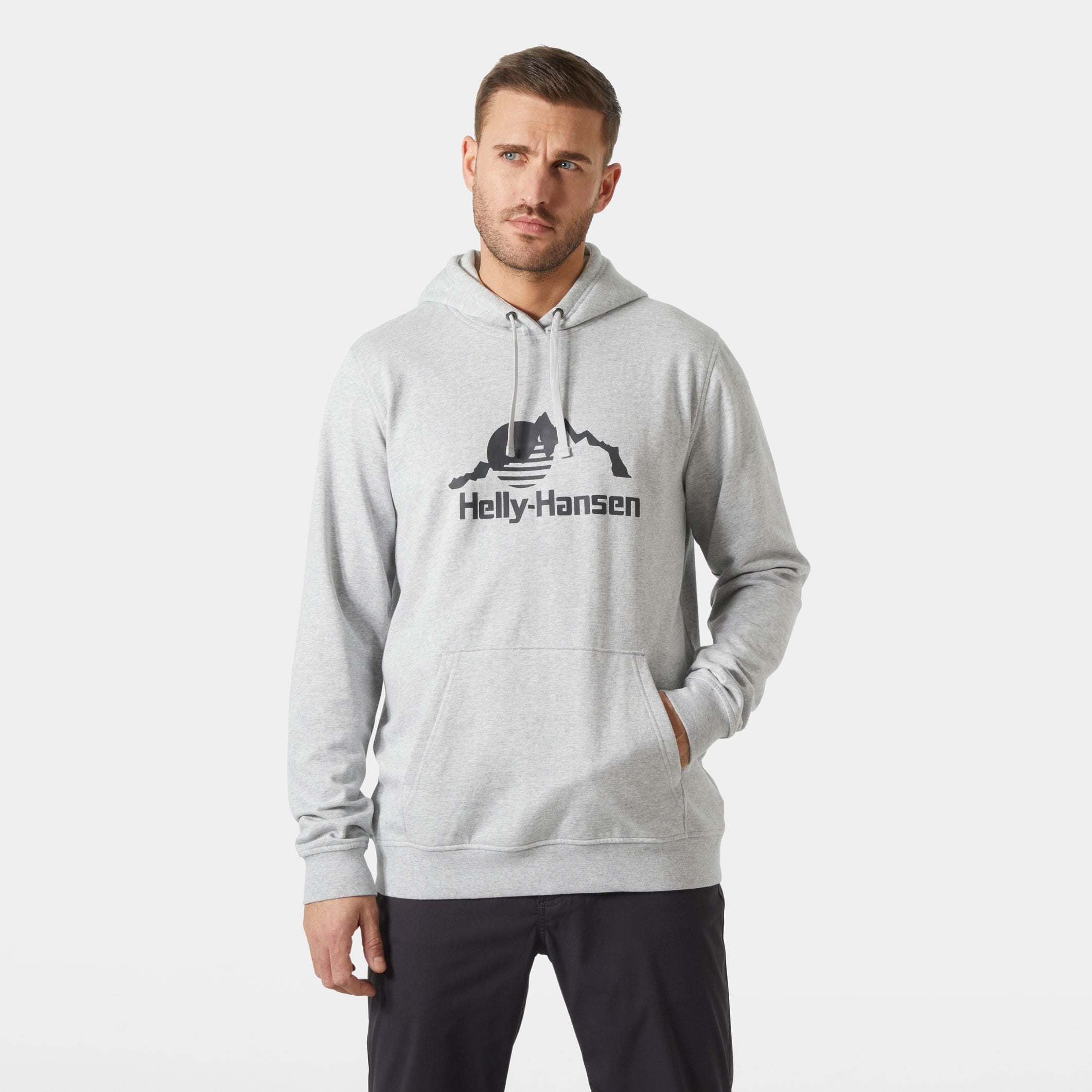 Men's Nord Graphic Pullover Hoodie - 952 GREY MELANGE